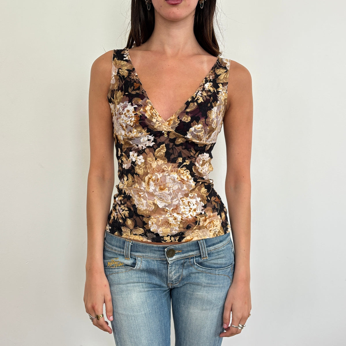 Italian lace top - XS/S