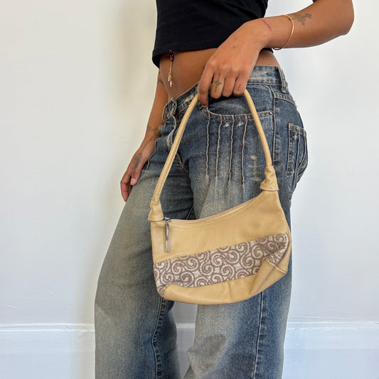 Italian beaded leather bag