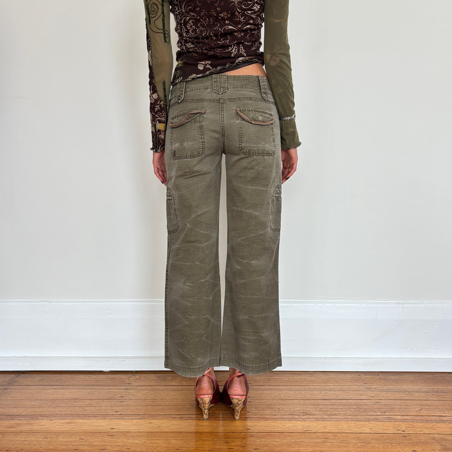 Lowrise cargo pants - XS