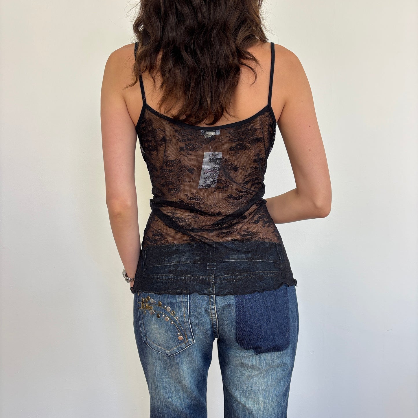 Italian lace cami - M