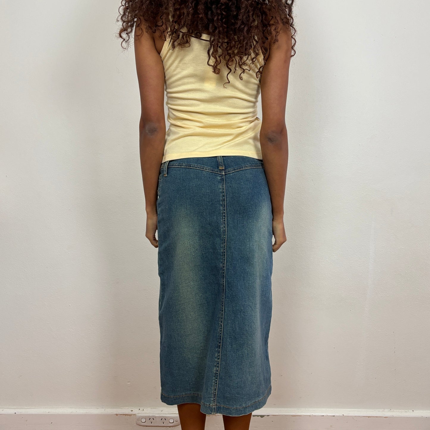 Denim midi skirt - XS/S