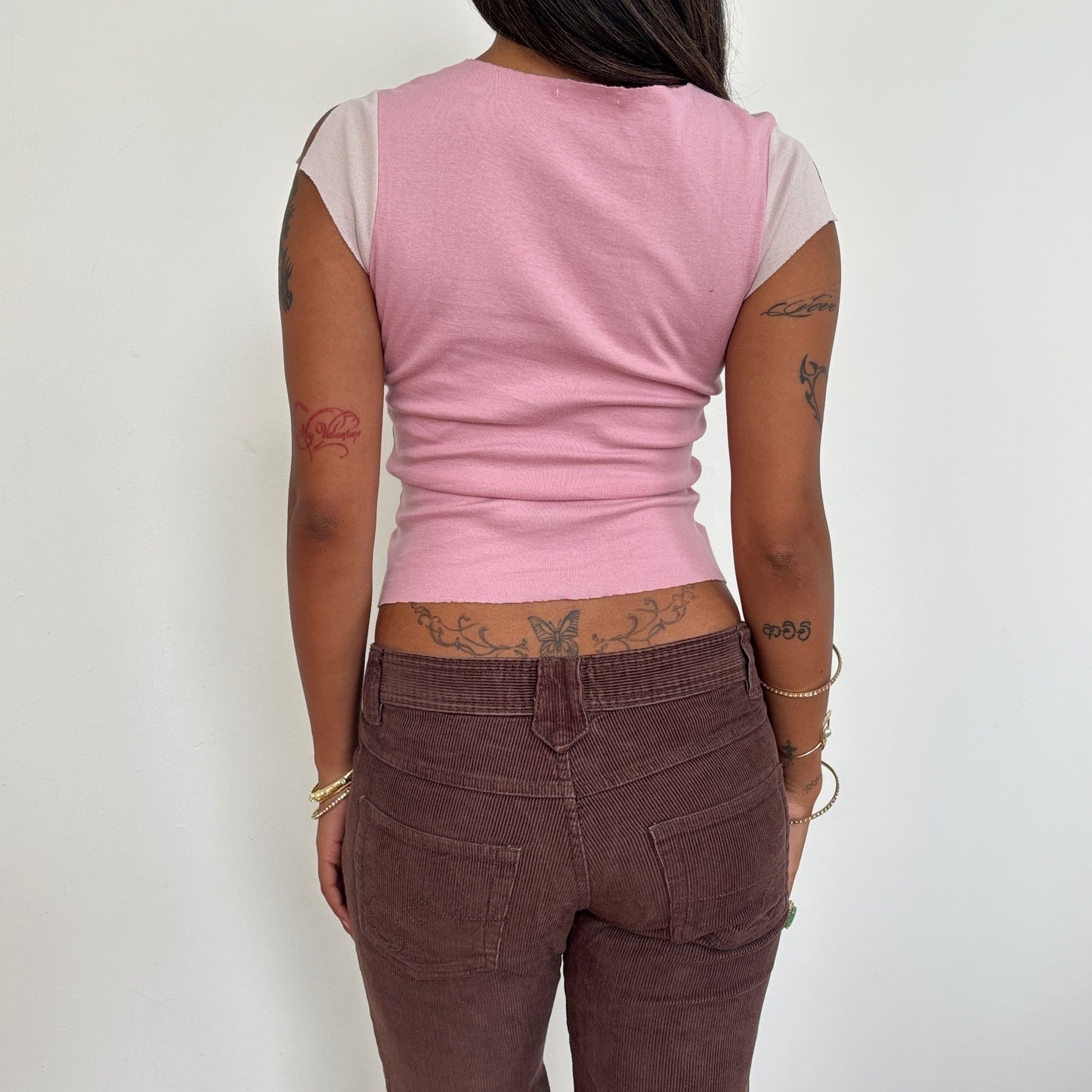 Italian graphic top - XS