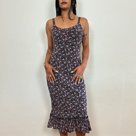 Floral midi dress - XS/S