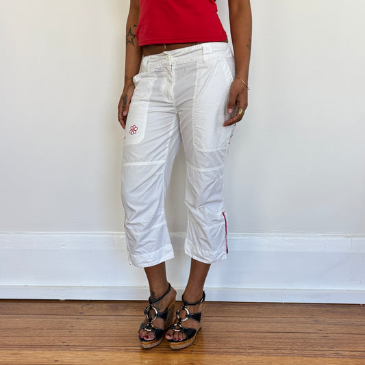 Guru white capri pants - XS