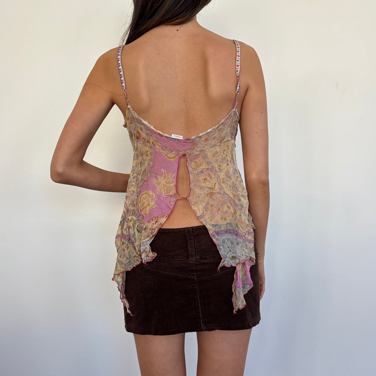 Italian silk top - S/M