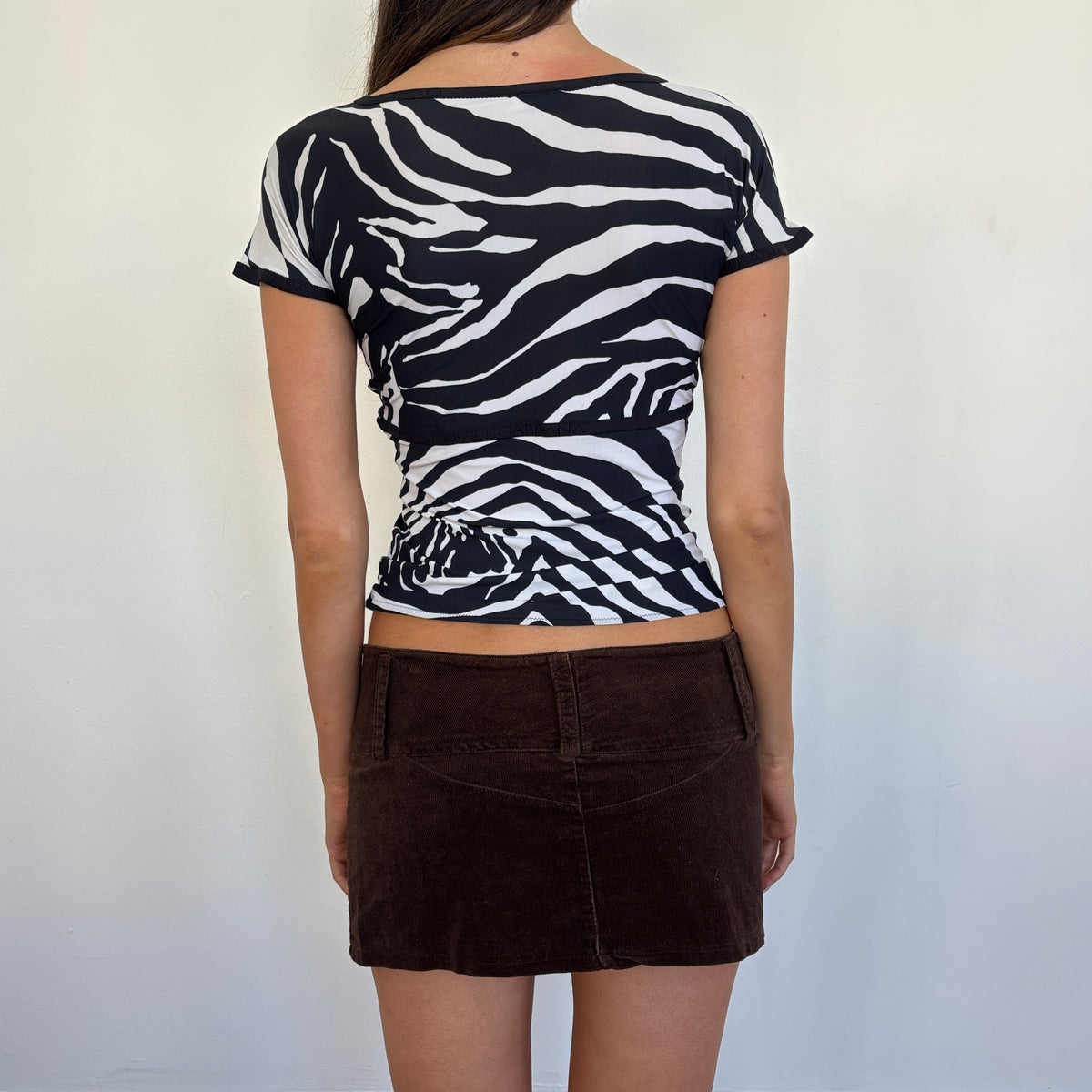 Dolce & Gabbana zebra top - S