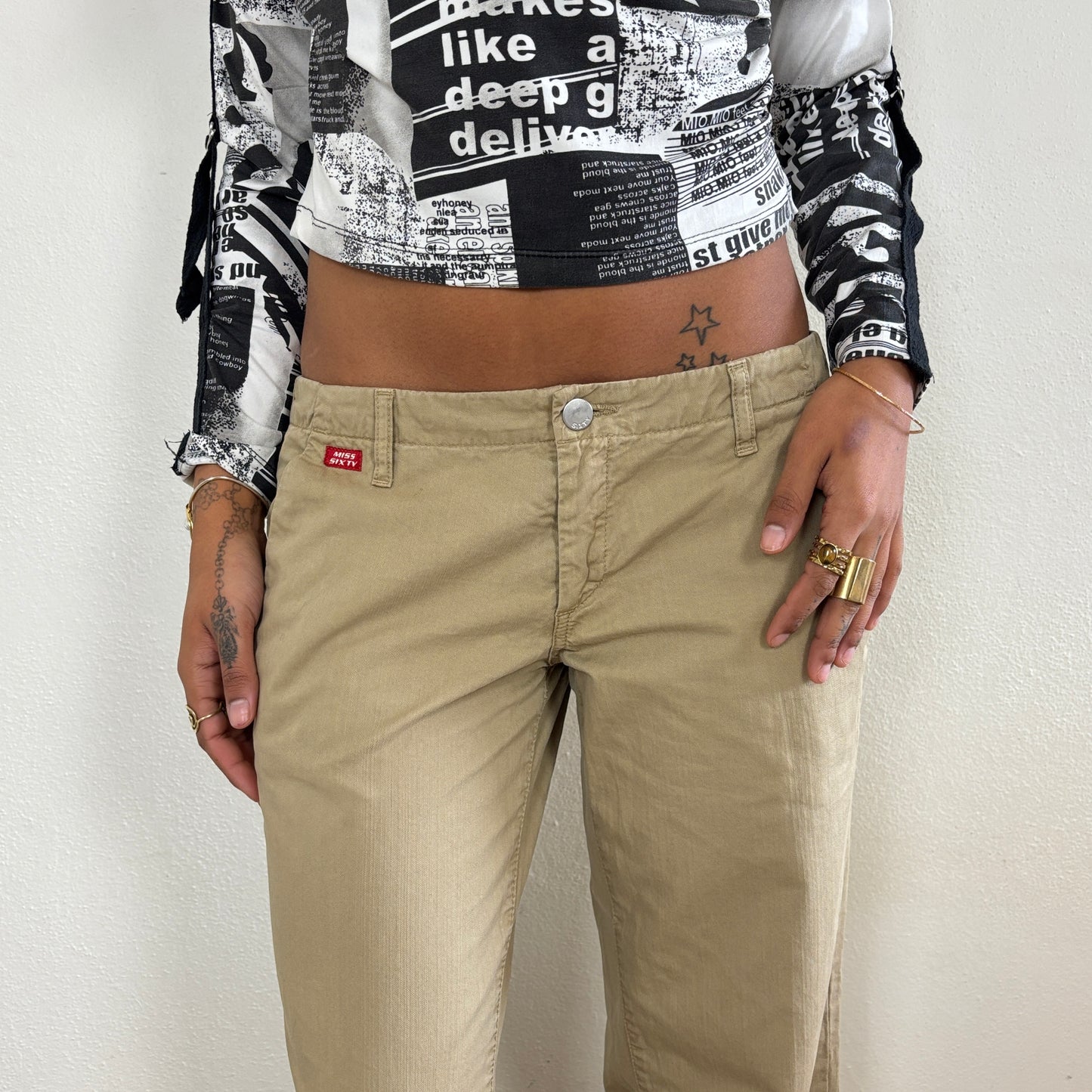 Miss sixty low rise pants - S