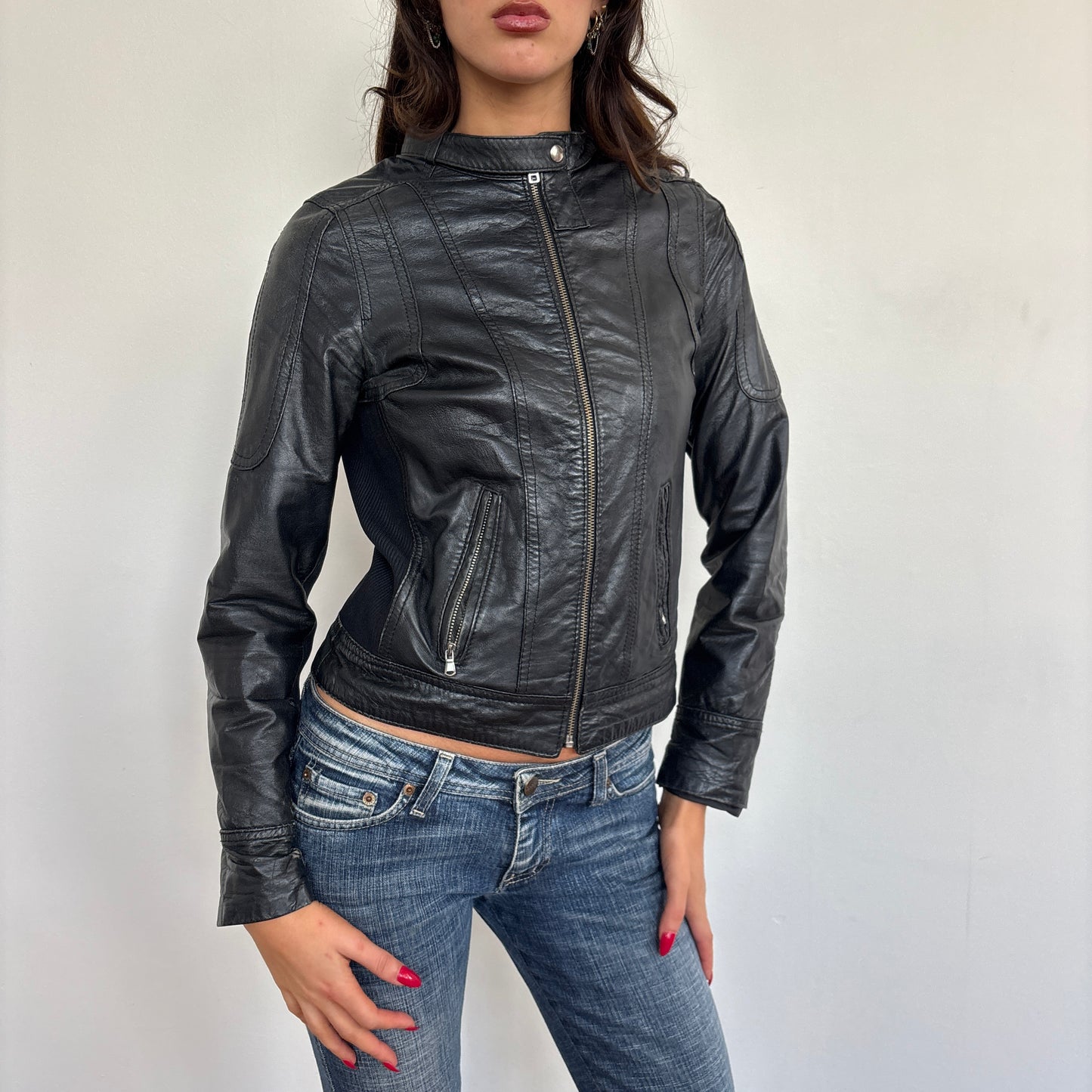 Italian leather jacket - XS/S