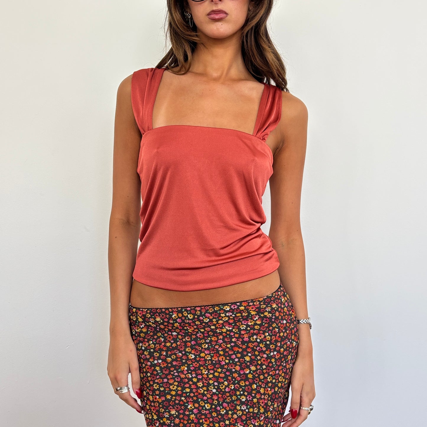 Italian cross back top - S
