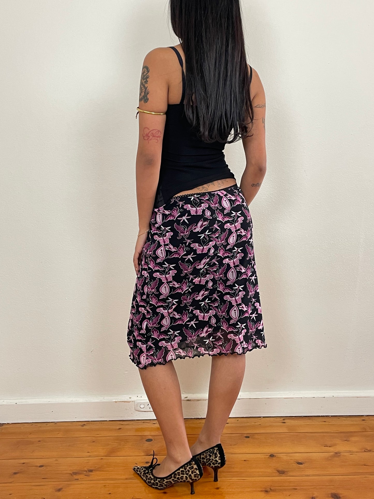 Butterfly midi skirt - XS/S