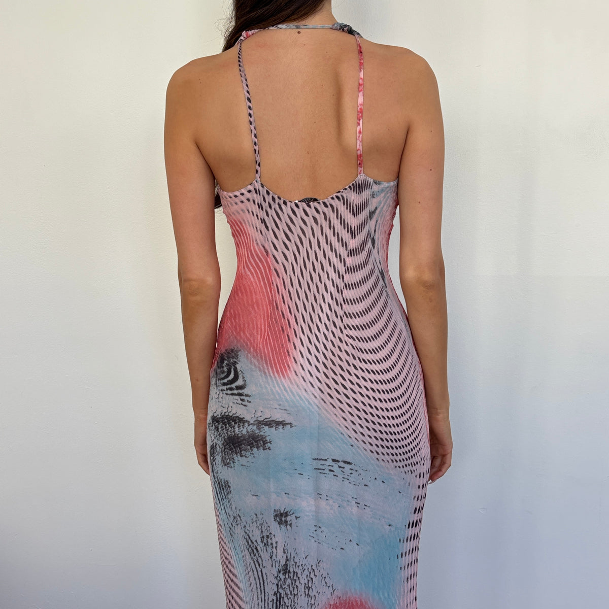 Italian graphic dress - XS/S