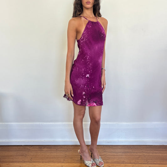 Italian floral midi dress - S