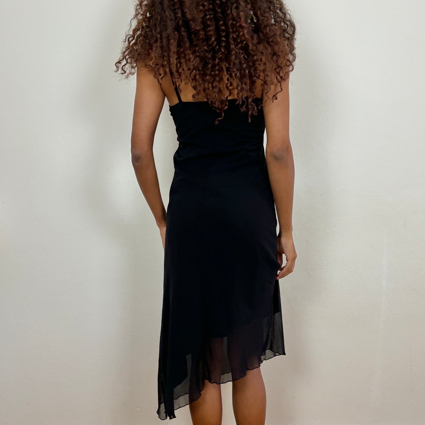 Asymmetric midi dress - XS/S