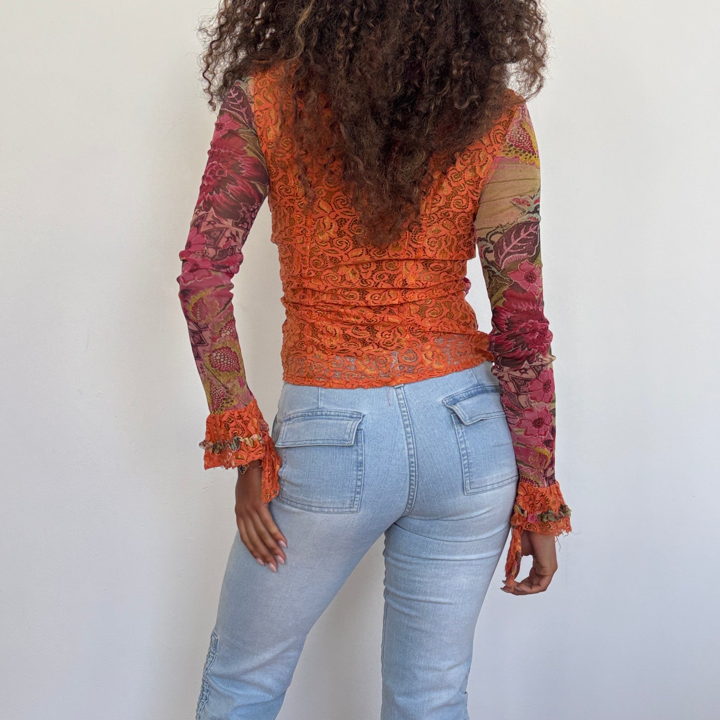 Italian paisley print shirt - XS