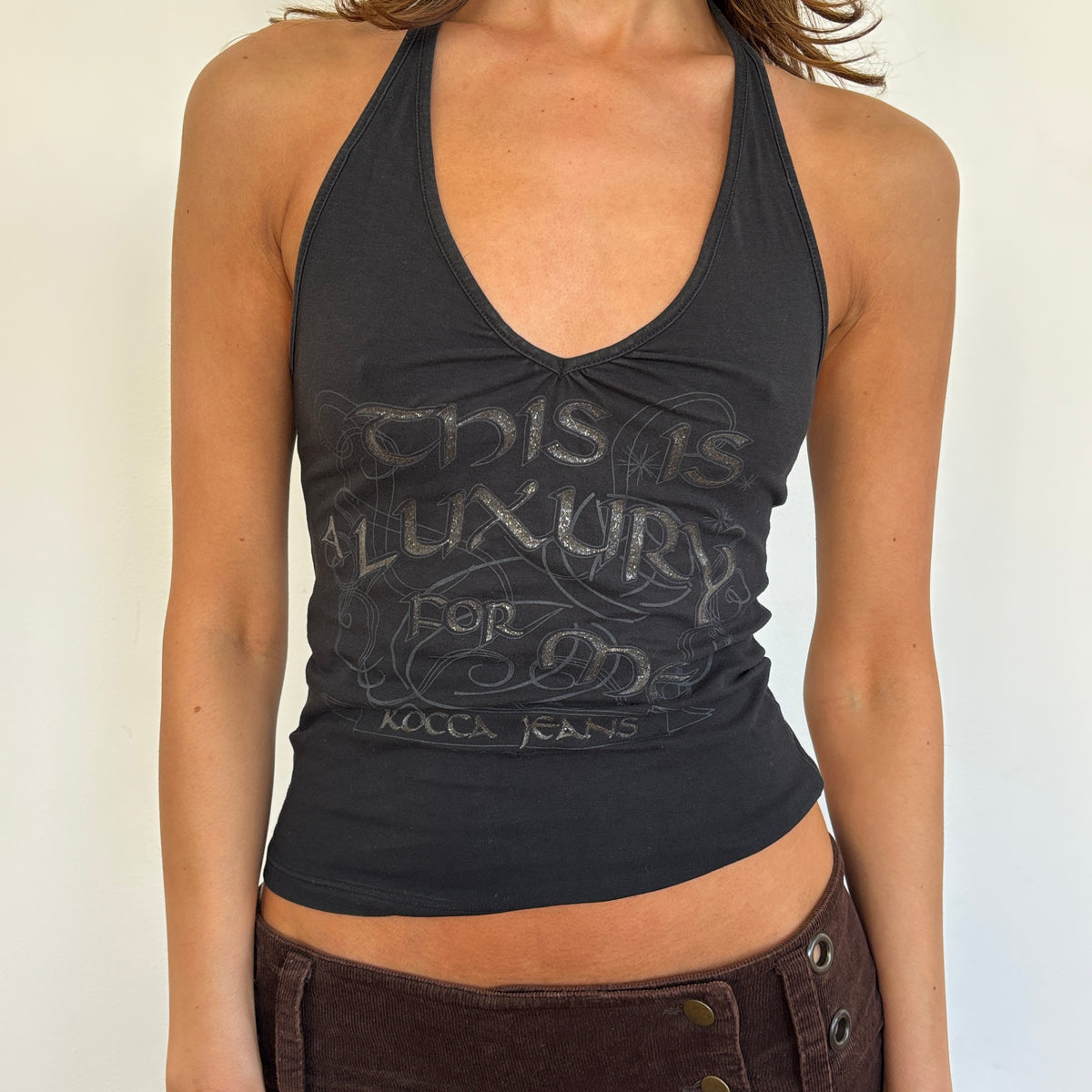 Kocca jeans halter top - XS/S