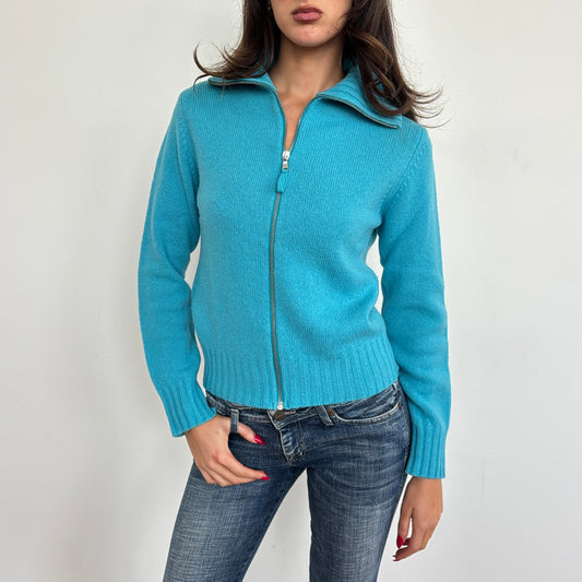 Blue wool jumper - M