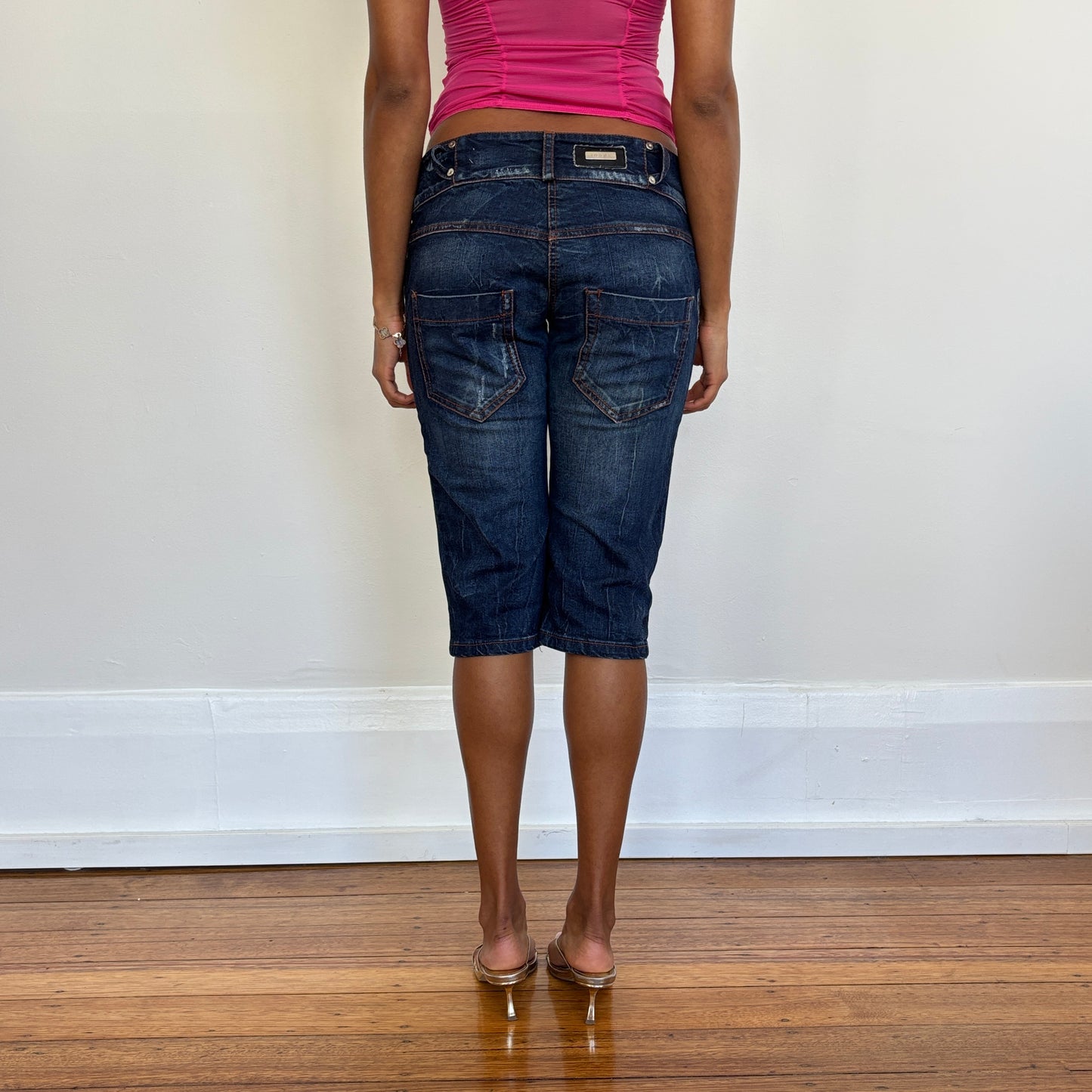 Italian denim capris - S/M