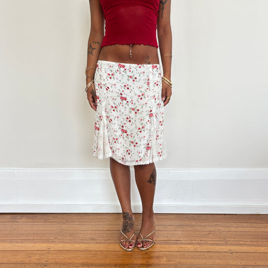 Italian floral skirt - S/M