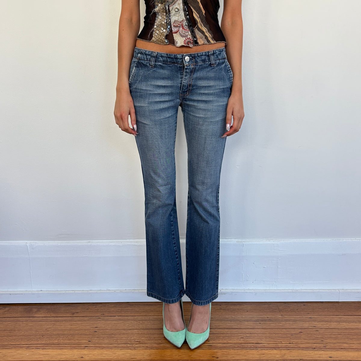 Italian lowrise jeans - XS