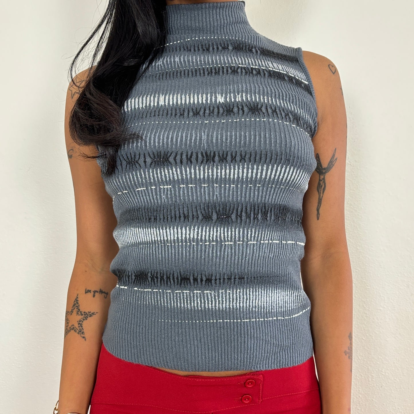 Striped knit top - XS/S