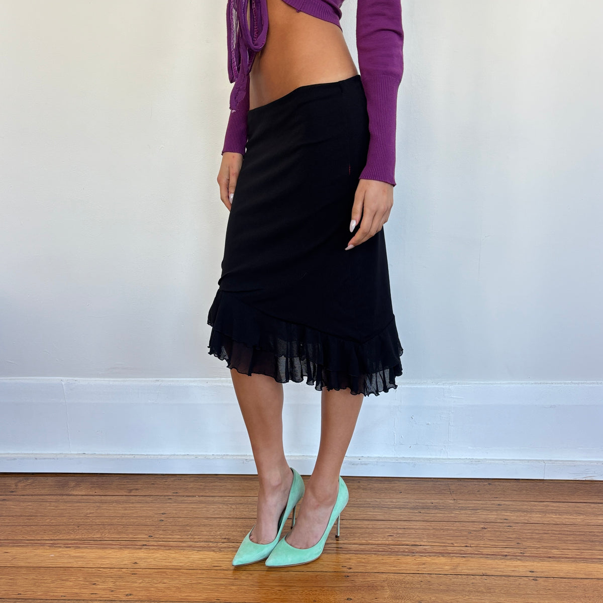 Italian mesh midi skirt - S/M