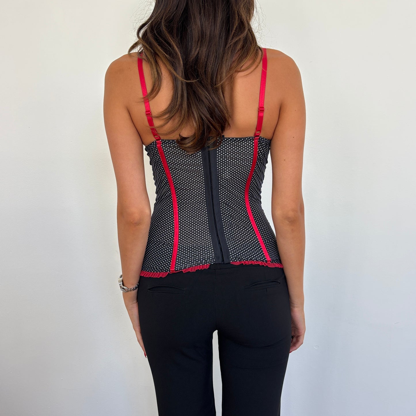 Polka dot corset top - XS/S
