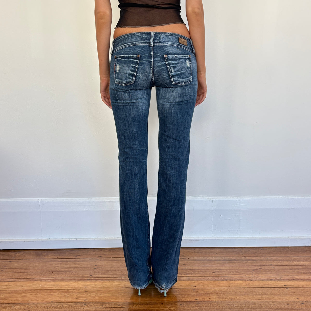 Darkwash bootcut jeans - XS