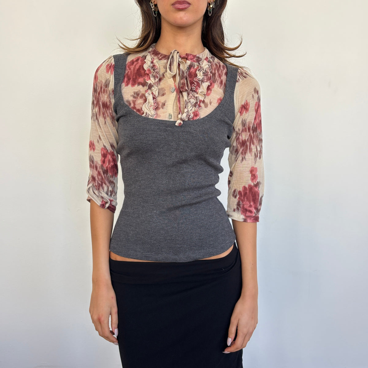 Italian layered top - S/M