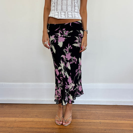 Italian floral skirt - S