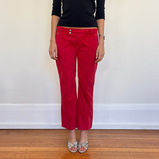 Italian red pants - S
