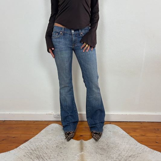 Low rise bootcut jeans - XS