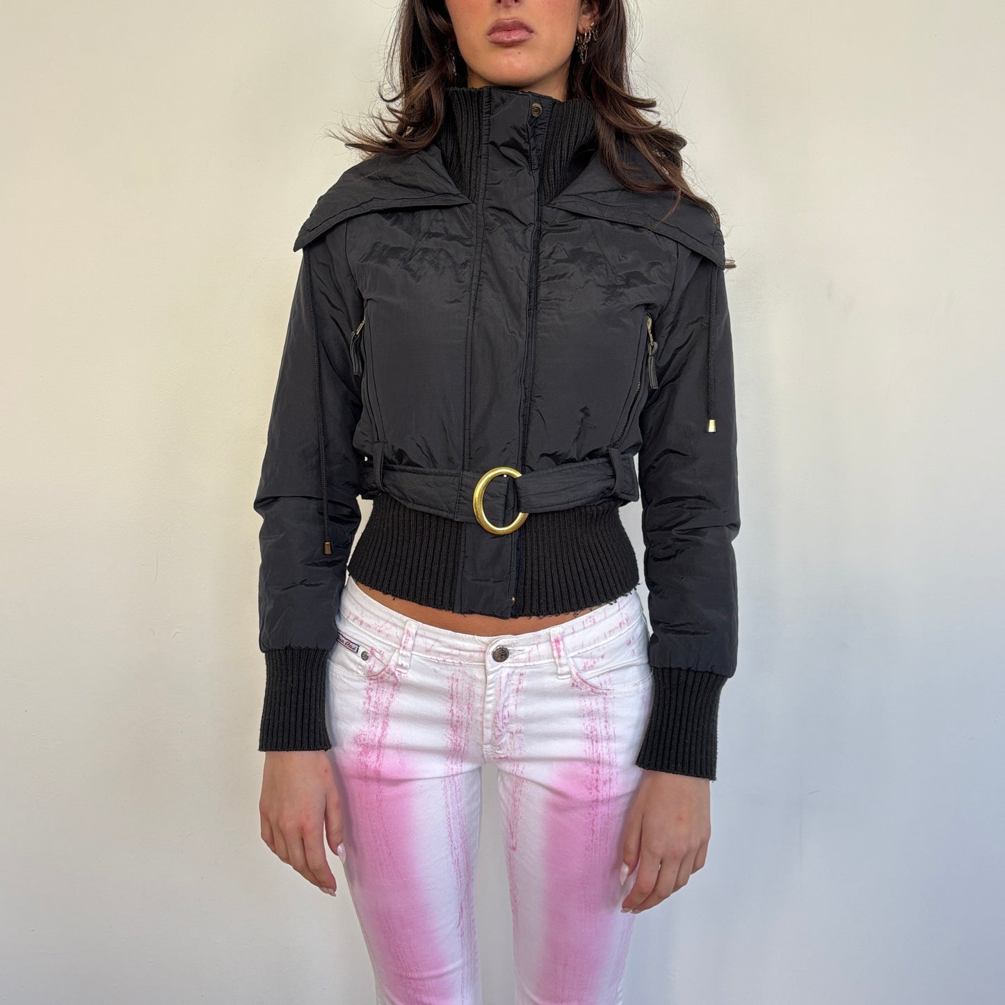 Black belted jacket - XS/S