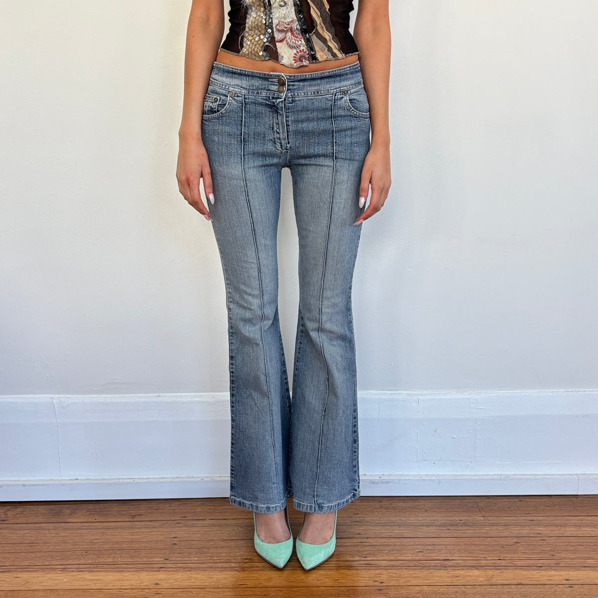 Lowrise bootcut jeans - XS