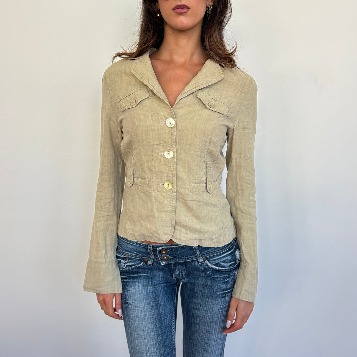 Italian linen jacket - S/M