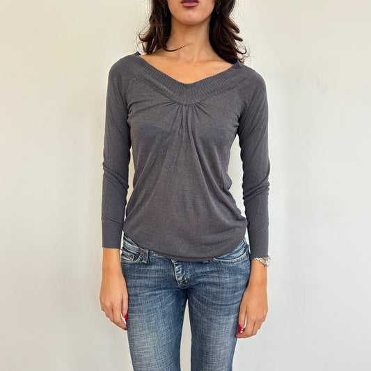 Italian grey knit - S