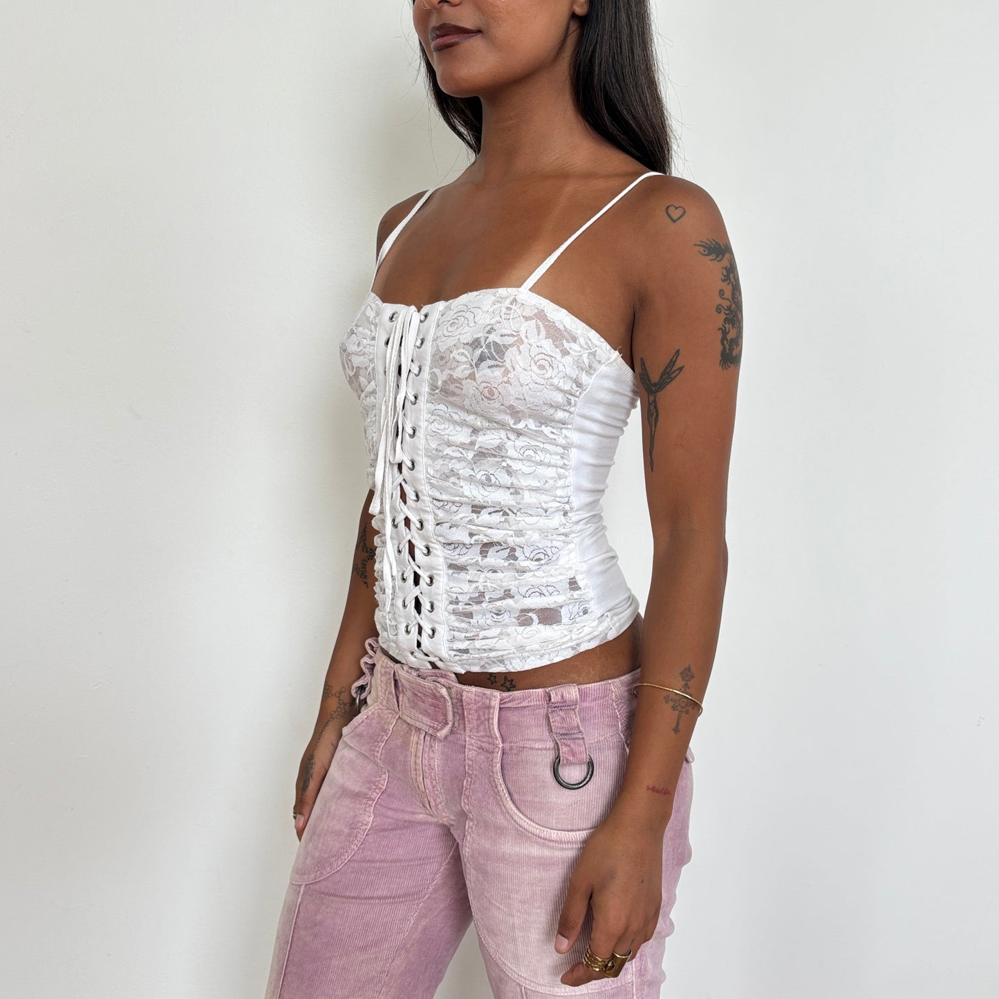 White lace cami - XS