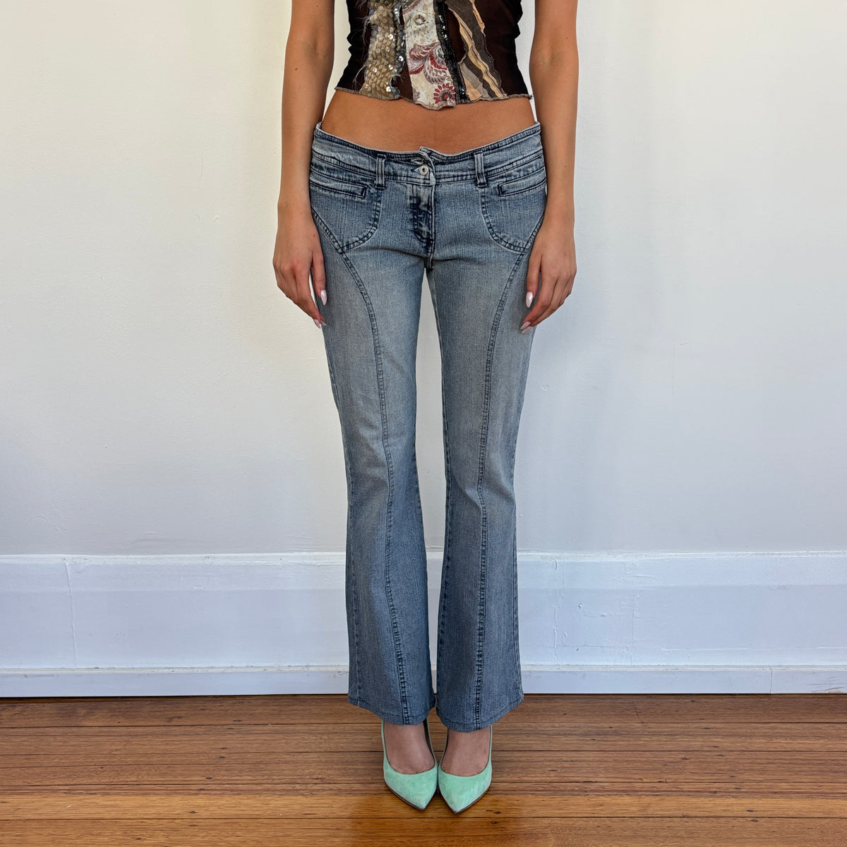 Lowrise bootcut jeans - S