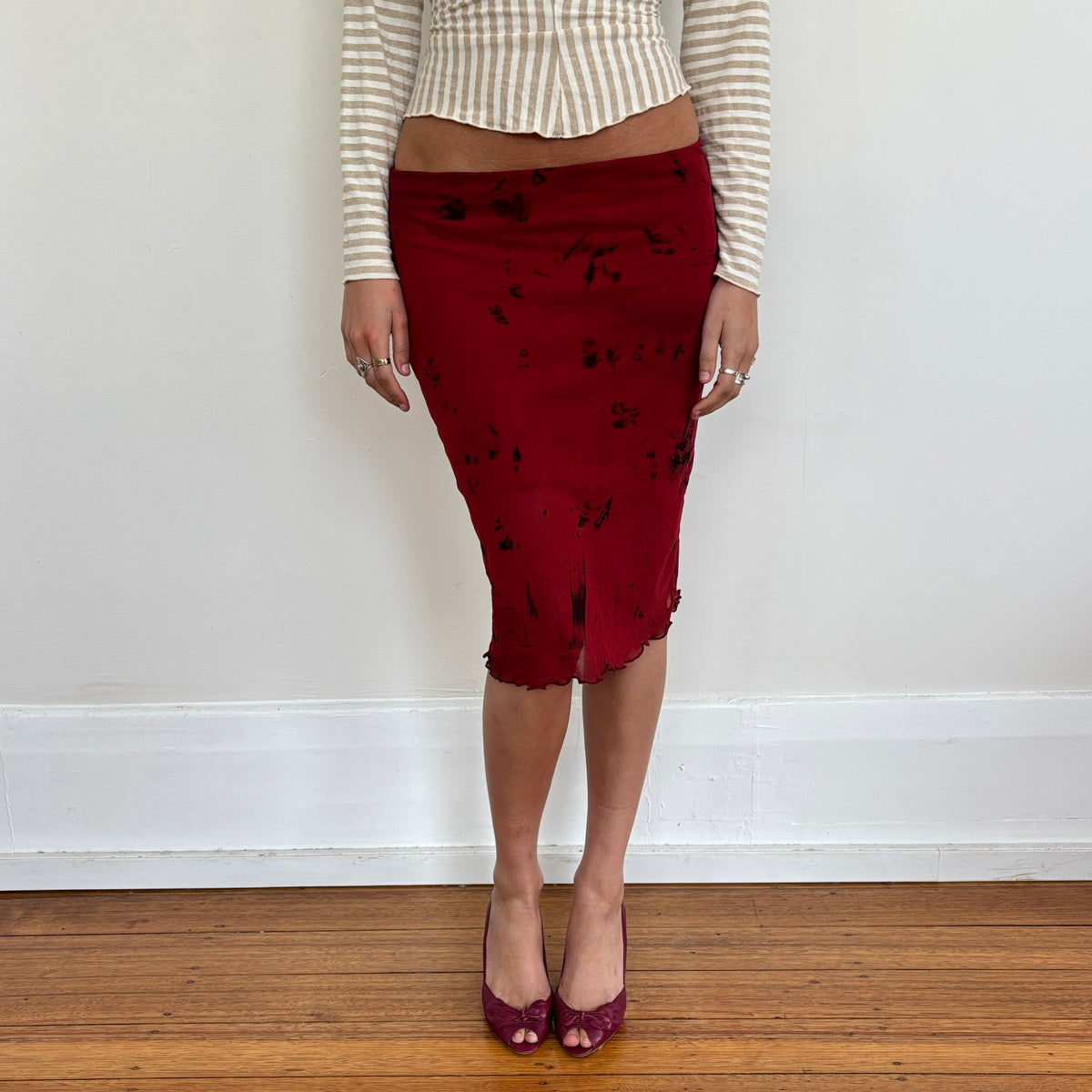 Italian mesh midi skirt - XS/S