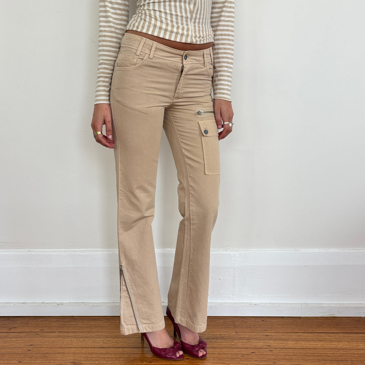 Italian cargo pants - XS