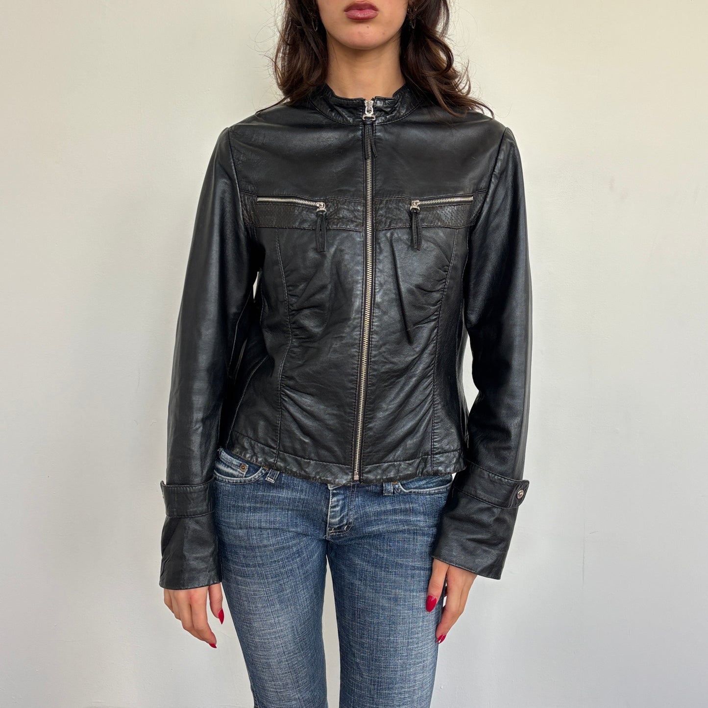 Leather jacket - M