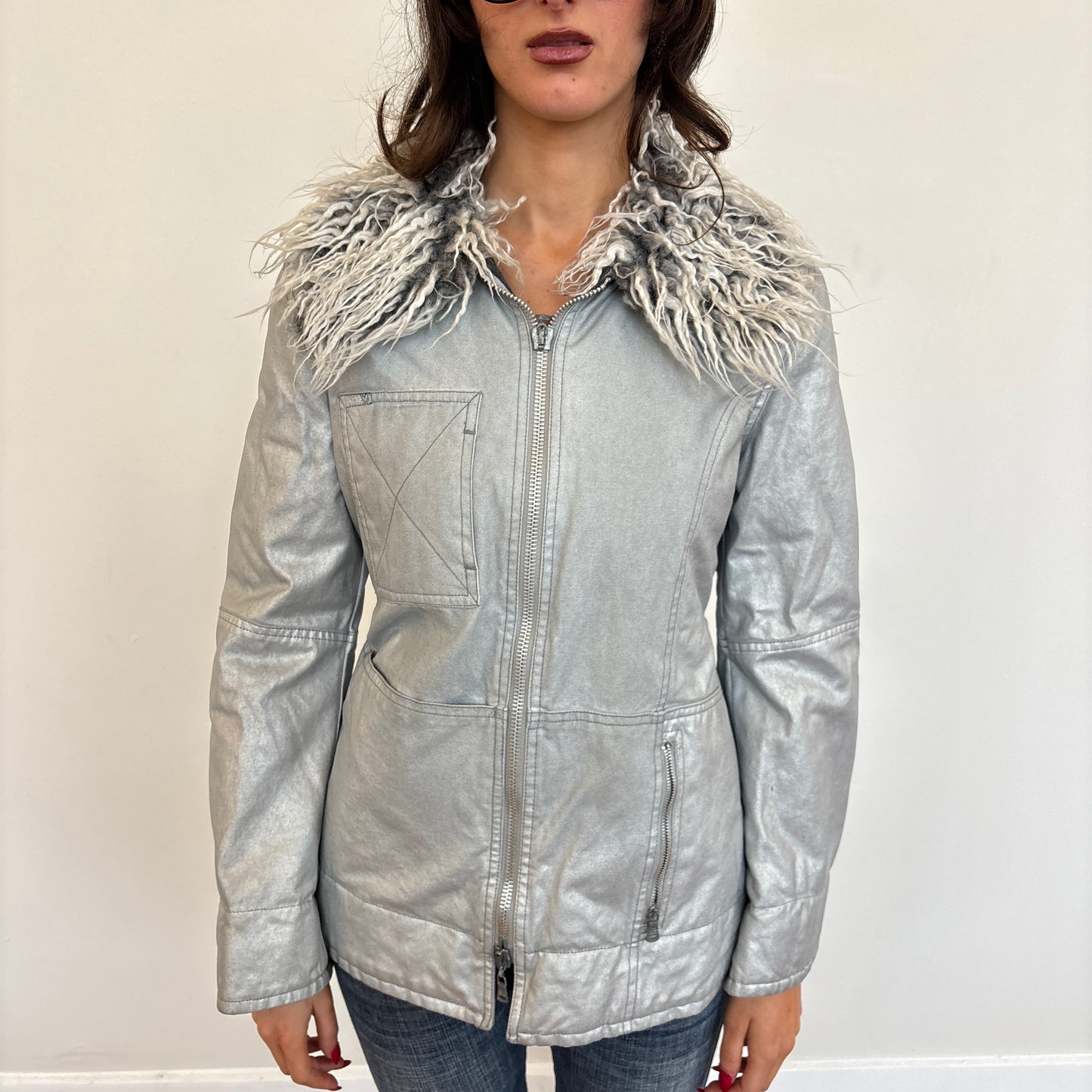 Italian metallic jacket - M/L