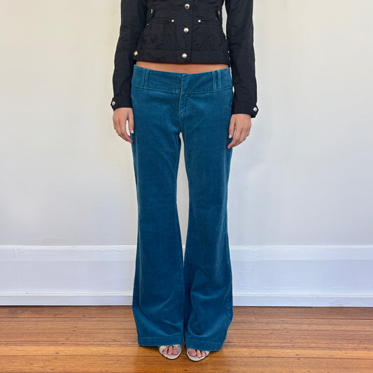 Blue cord pants - S/M