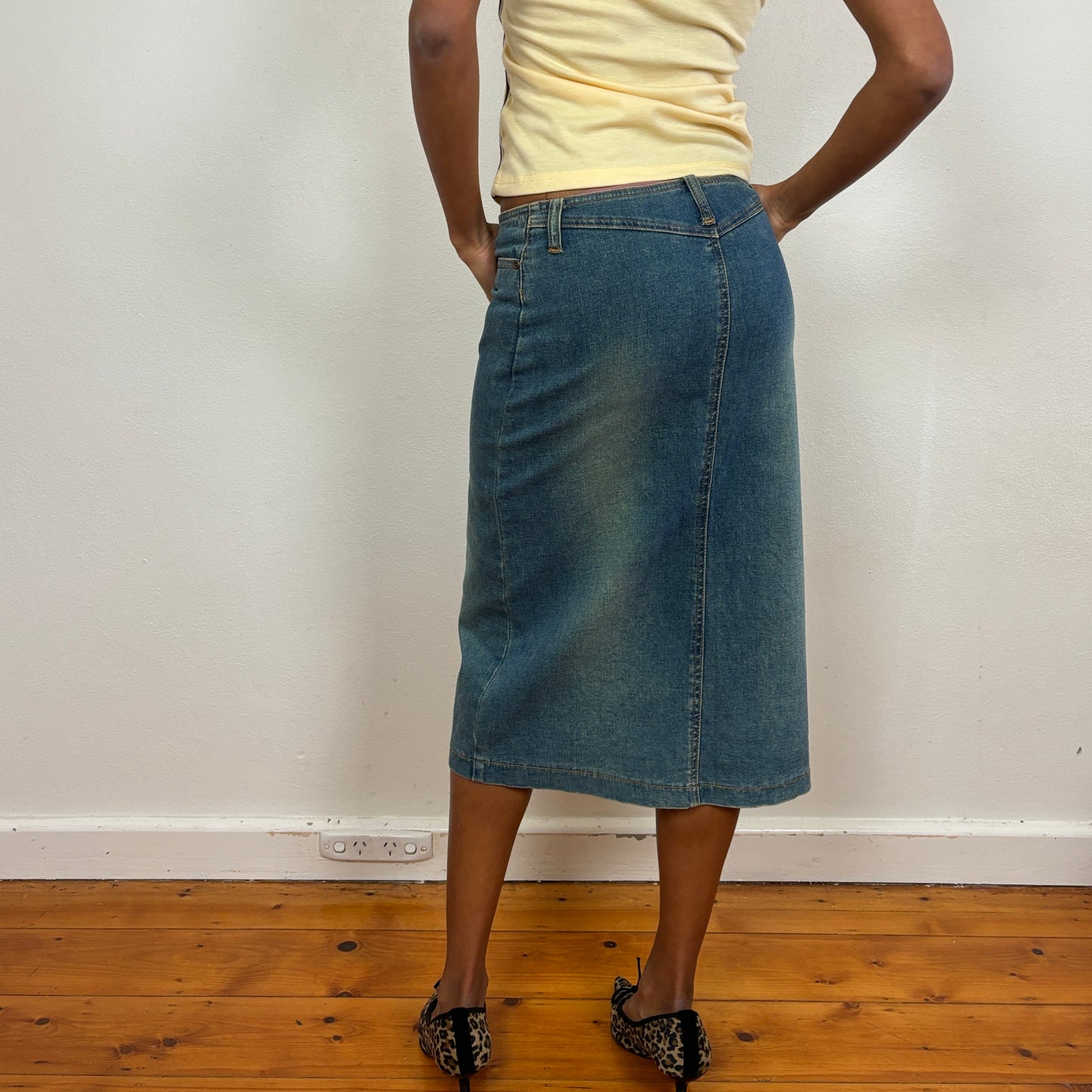 Denim midi skirt - XS/S