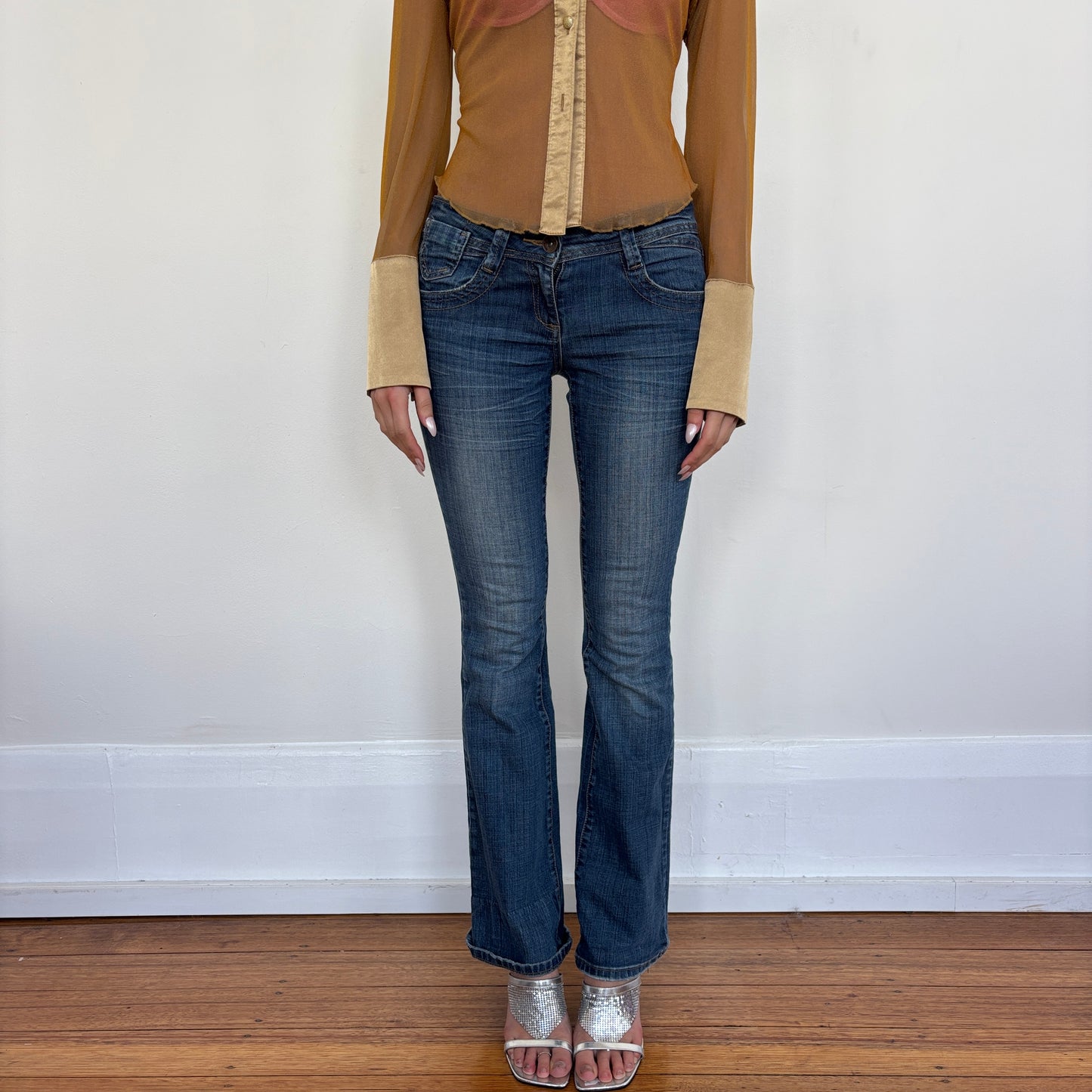 Lowrise bootcut jeans -XS