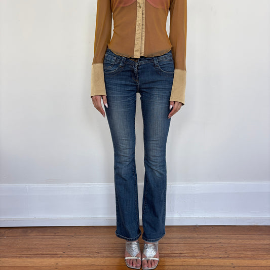 Lowrise bootcut jeans -XS