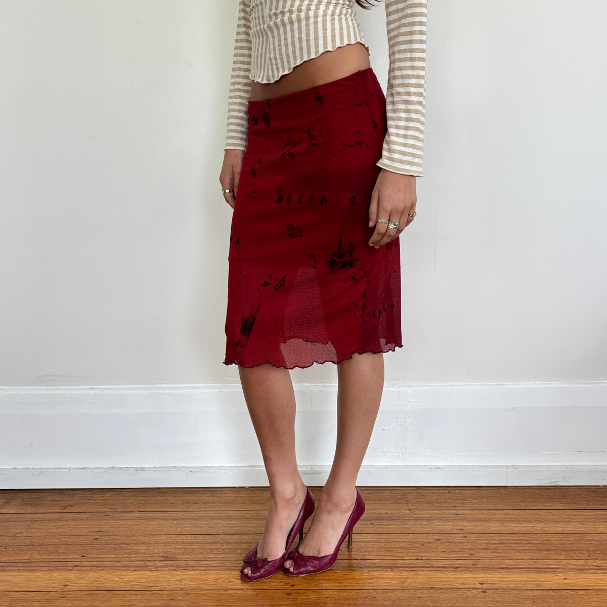 Italian mesh midi skirt - XS/S