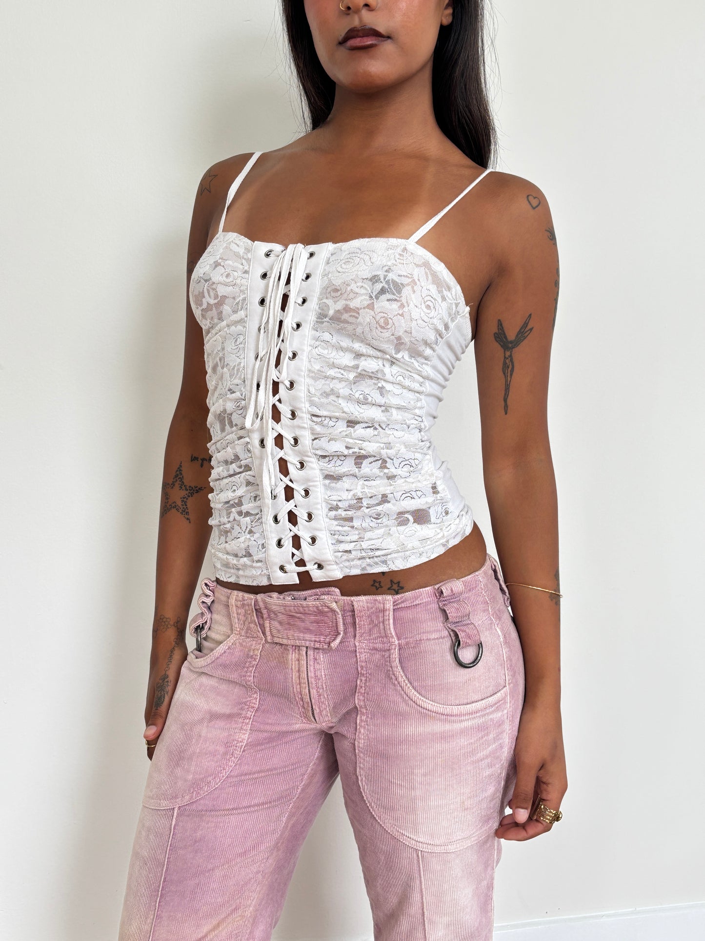 White lace cami - XS
