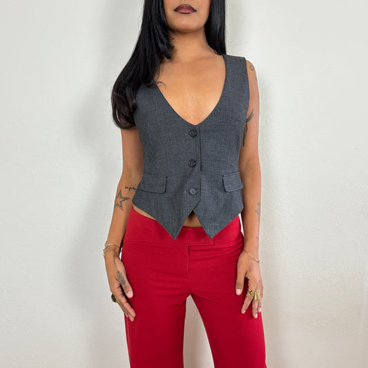 Grey vest - M