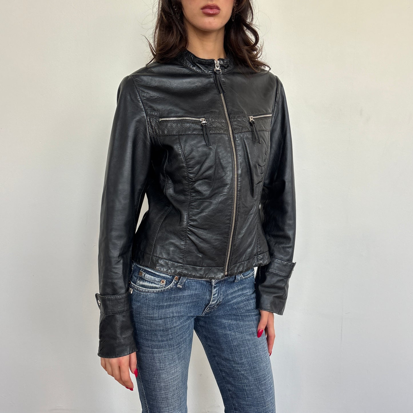 Leather jacket - M