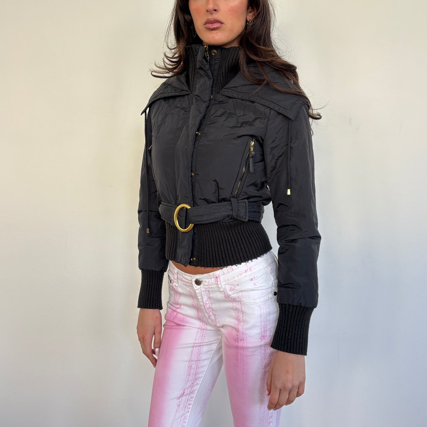 Black belted jacket - XS/S